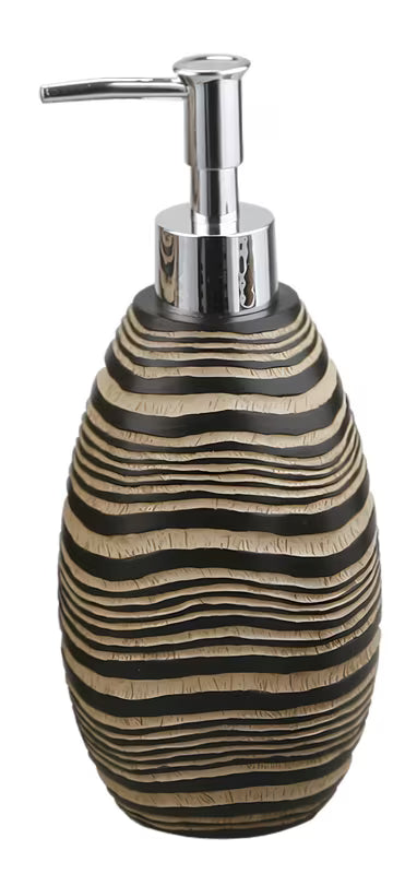 Samostoječi  dozator za tekući sapun Optima Soreta u smeđoj boji sa zanimljivim motivom