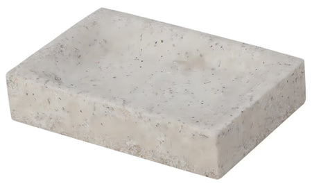 Samostoječi  posoda za milo Optima Supera od polirezina u dekoru light-limestone