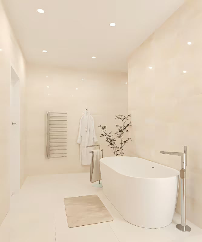 Talna armatura za kad Optima Chrome pro samostoječi  kadu s tuš setom u krom izvedbi.