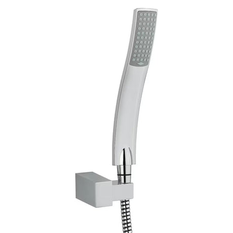 Optima komplet za kad u krom izvedbi s ručnim tušem, držačem i crijevom za tuš