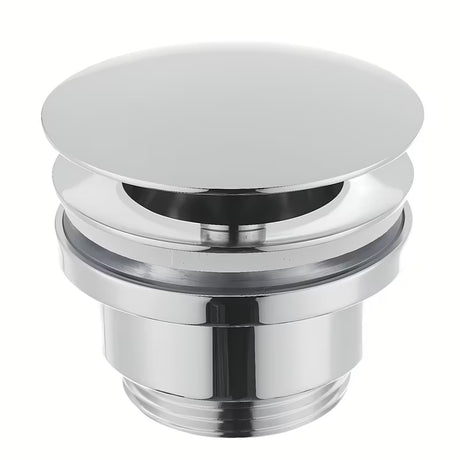 Optima Chrome kromirani nezatvarajući odtok za umivalnik s uklonjivom kapicom