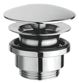 Optima Chrome kromirani nezatvarajući odtok za umivalnik s uklonjivom kapicom