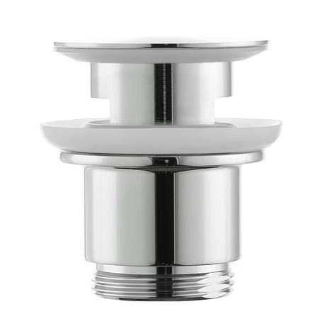 Kromirani umivaonički odtok ClickClack pro umivalniki s preljevom i uklonjivom kapicom