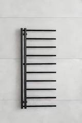 Črn kombiniran radiator P.M.H. Apollo 500x1140 mm s sredinskim priklopom 50 mm
