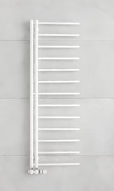 P.M.H. Apollo kombiniran radiator 150x50 cm v sijajni beli barvi s sredinskim priklopom 50 mm