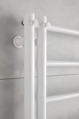 P.M.H. Apollo kombiniran radiator 150x50 cm v sijajni beli barvi s sredinskim priklopom 50 mm
