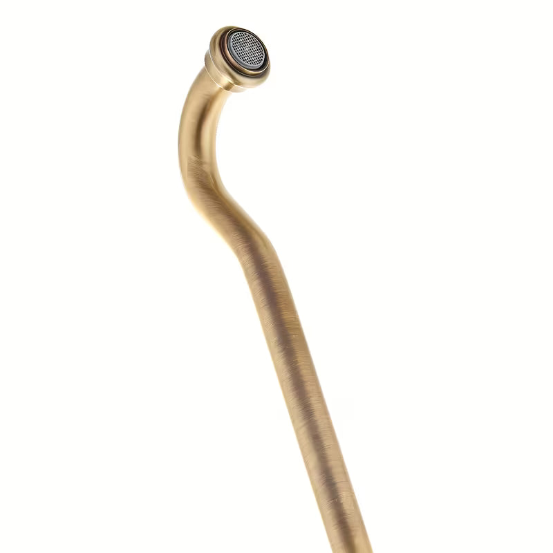 Paffoni Belinda podometna z dvema ročajema armatura za umivalnik v bronasti izvedbi