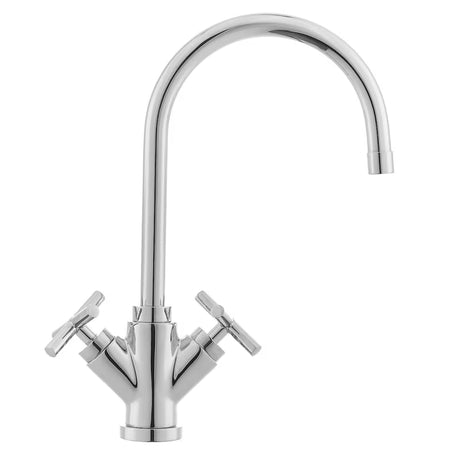 Paffoni Cruz z dvema ročajema armatura za umivalnik u kromiranoj izvedbi s križnom ručkom