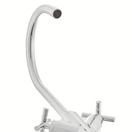 Paffoni Cruz z dvema ročajema armatura za umivalnik u kromiranoj izvedbi s križnom ručkom