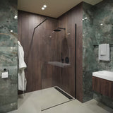 Podžbukni tušni sistem Paffoni Light u crnoj boji s dvije funkcije