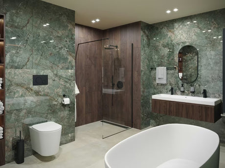 Enoročna stoječa armatura za umivalnik Paffoni Light u crnoj mat izvedbi brez odtoka.