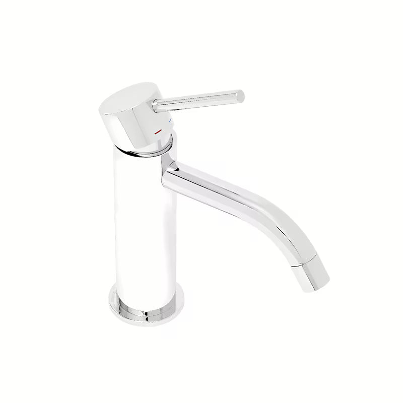 Kromirana enoročna stoječa armatura za umivalnik Paffoni Light brez odtoka