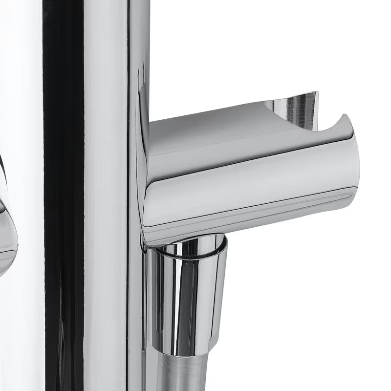 Kromirana talna armatura za kad Paffoni Light pro samostoječi  za kadu s tuš setom