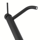 Paffoni Light visoka armatura za umivalnik u crnoj mat izvedbi brez odtoka