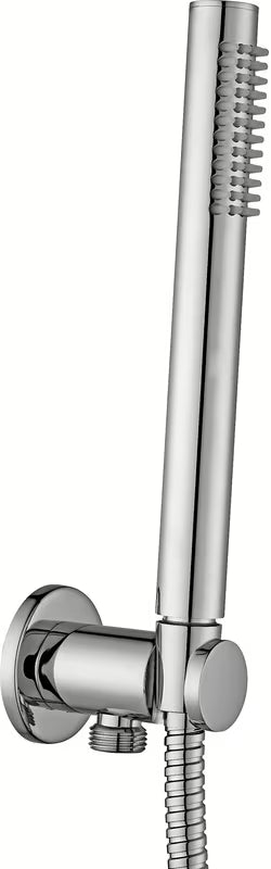 Kromirani priključek za tuš cev s tuš setom Paffoni s ručnim tušem, crijevom i držačem