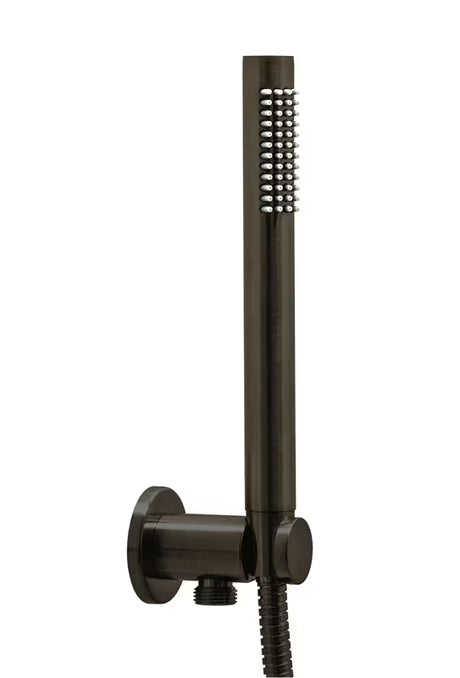 Priključek za Tuš Cev Paffoni u brušenom crnom niklu s mat efektom pro moderni tuš kabina.