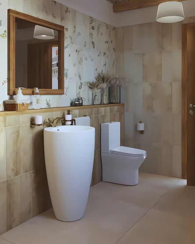 Paffoni Ricordi z dvema ročajema stoječa armatura za umivalnik u brončanoj izvedbi s retro dizajnom