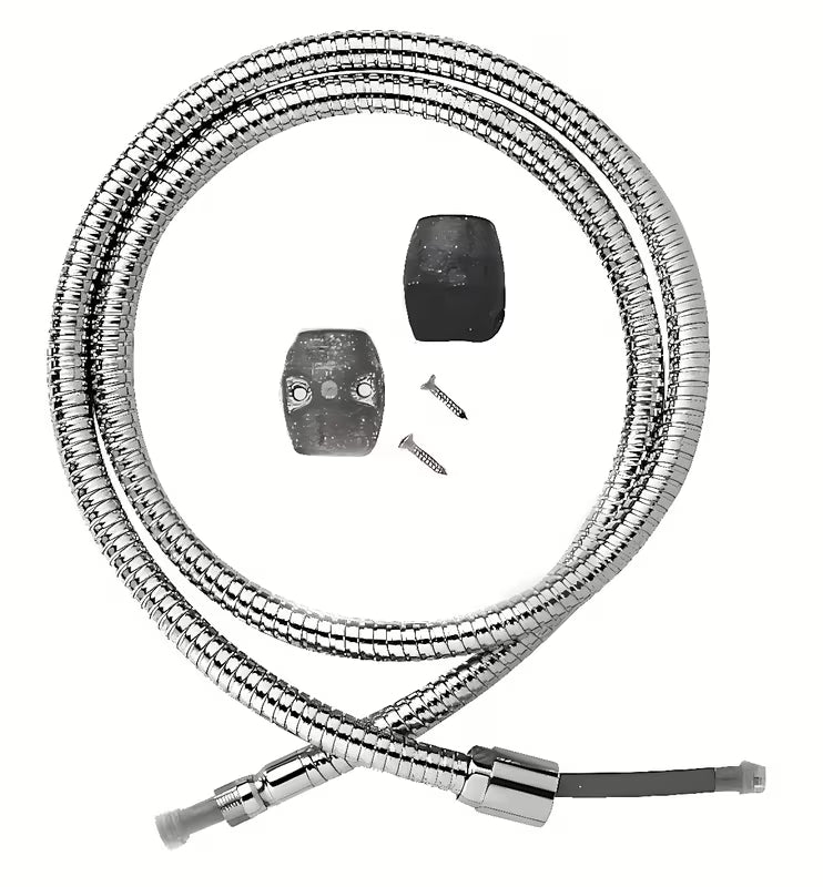 Kromirano cev za tuš Paffoni s fleksibilnom izvedbom i univerzalnim priključkom