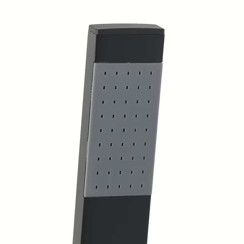 Enoročna stenska armatura za kad Paffoni Vallone s tuš setom u crnoj mat izvedbi