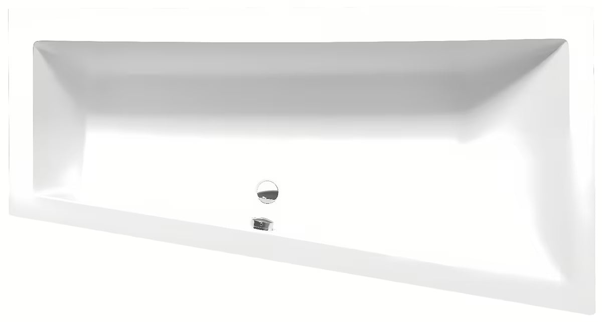 Polysan Andra asimetrična desna kad 180 x 90 cm iz akrila