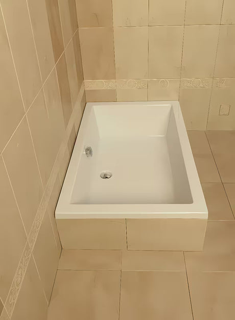Bela pravokotna tuš kad Polysan Deep 110x75 cm iz akrila