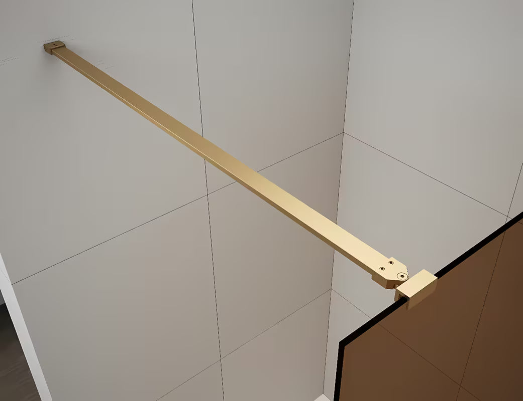 Polysan Esca pritrdilna roka v izvedbi gold kot pravokotna opora, ki jo je mogoče skrajšati na želeno mero.
