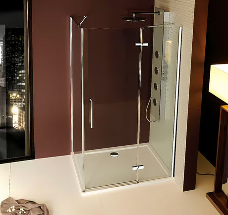 Bijela pravokotna tuš kad Polysan Karia od lijevanog mramora 80x70 cm