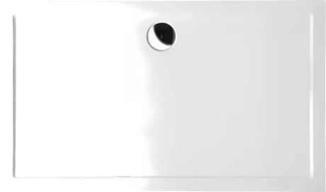 Bijela pravokotna tuš kad Polysan Karia 120x70 cm od lijevanog mramora