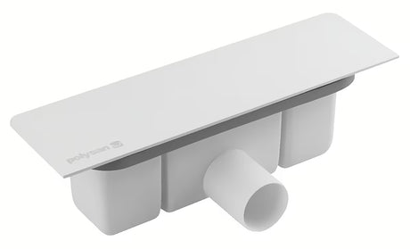 Polysan Kazuko sifon za tuš kad z belim pokrovčkom pro odtočna odprtina 90 mm