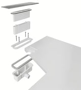 Polysan Kazuko sifon za tuš kadu s bijelim pokrovom pro odvodni otvor 90 mm