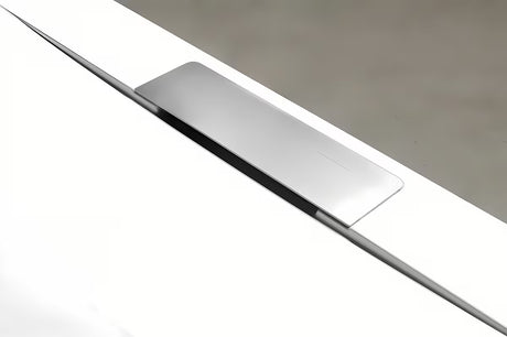 Bijela pravokotna tuš kad Polysan Kazuko od lijevanog mramora 110x90 cm, niske visine