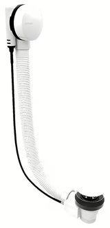 Bijeli sifon za kad avtomatik Polysan Marble pro upravljanje odvodom kadi