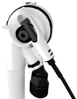 Kromirani sifon za kad avtomatik Polysan s preljevom, sajlom 800 mm i podesivim aeratorom