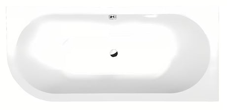 Desna asimetrična kad Polysan Viva R Monolith 170x75 cm od lijevanog akrila s monolitnom oblogom