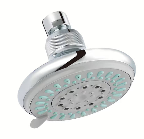 Kromirani nadglavna prha Rav Slezak s četiri funkcije pro za varijabilno tuširanje.