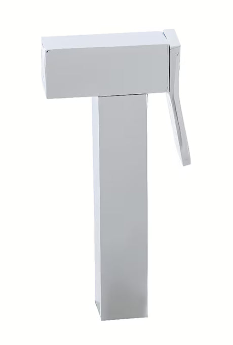 Krom bidetna prška Rav Slezak z zapornim ventilom v oglati zasnovi