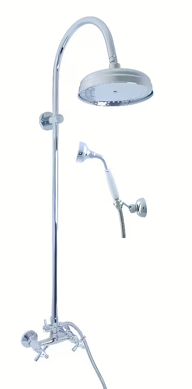 Tušni sistem Rav Slezak Morava z ventilsko armaturo v krom izvedbi
