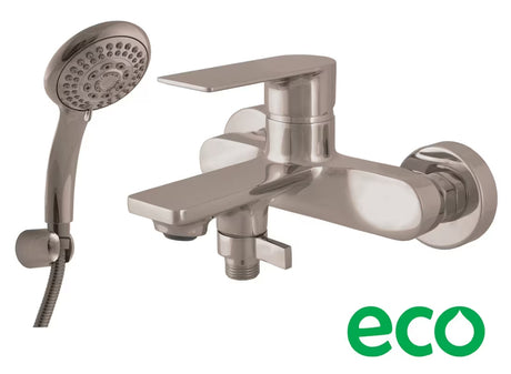 Stenska armatura za kad Rav Slezak Nil s tušem u izvedbi metal grey