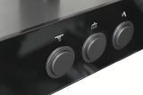 Tušni sistem Rav Slezak metal grey z nadglavno prho ⌀ 300 mm in 3-položajno ročno prho