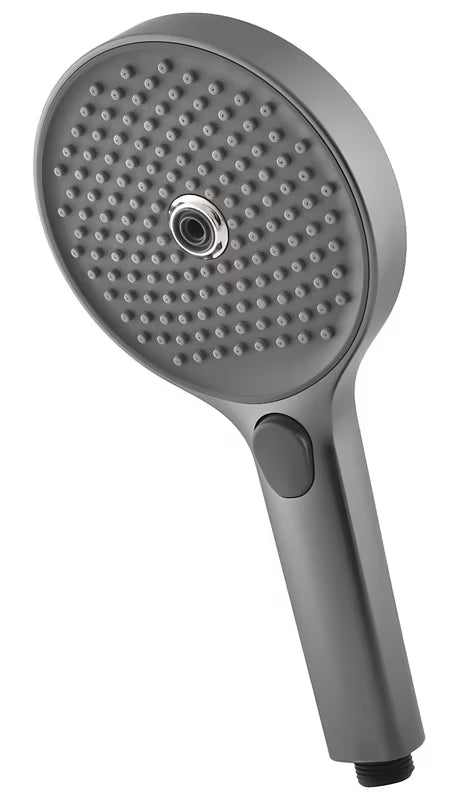Tušni sistem Rav Slezak metal grey z nadglavno prho ⌀ 300 mm in 3-položajno ročno prho