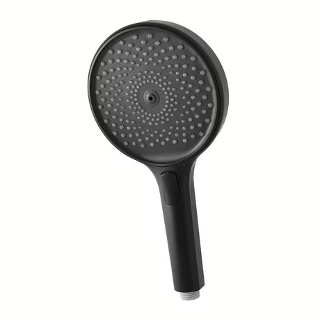 Črna mat ročna prha Rav Slezak v XXL izvedbi z več načini pršenja in funkcijo EasyClean.
