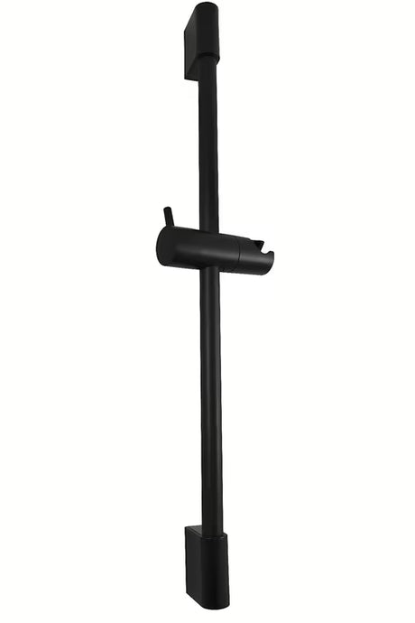 Crno-mat tuš palica z držalom za prho Rav Slezak duljine 60 cm.