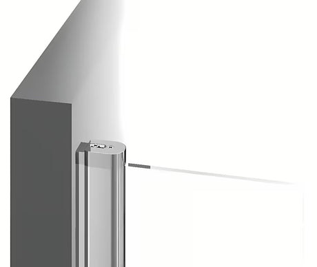 Bočna stena za tuš vrata Ravak Chrome 100 cm s prozornim steklom Transparent in obdelavo Ravak anticalc®.