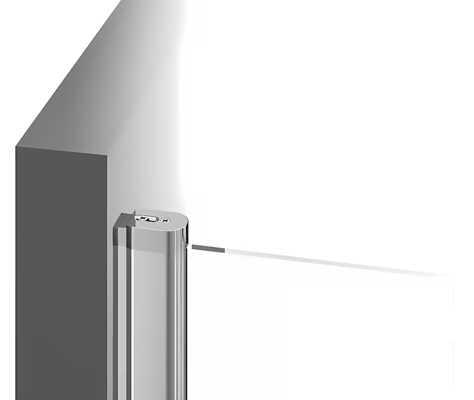 Ravak Chrome tuš vrata 80 cm v sijajnem kromu s prozornim varnostnim steklom