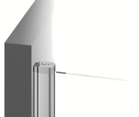 Ravak Chrome tuš vrata 80 cm v sijajnem kromu s prozornim varnostnim steklom