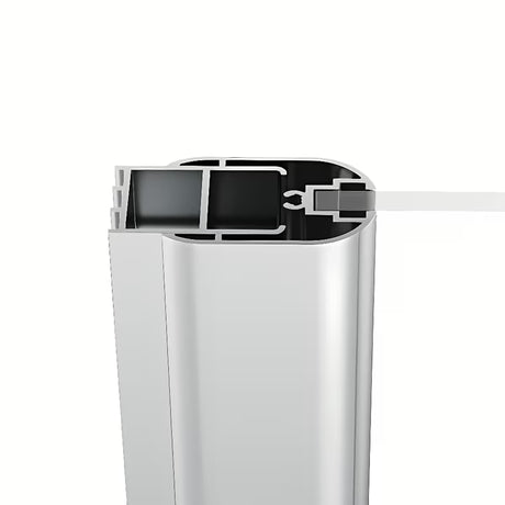 Tuš vrata Ravak Chrome 90 cm v sijajnem kromu s prozornim varnostnim steklom