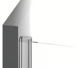 Ravak Chrome tuš vrata 80 cm u sjajnom kromu s prozirnim sigurnosnim staklom