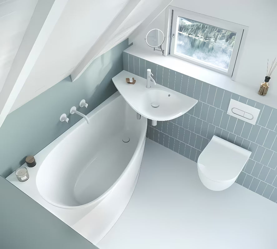 Upravljalna splakovalna tipka Ravak Chrome v izvedbi satin mat krom pro viseča WC školjka