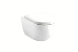 Beli WC deska Ravak Uni Chrome s počasnim zapiranjem mehko Zapiranje Soft Close