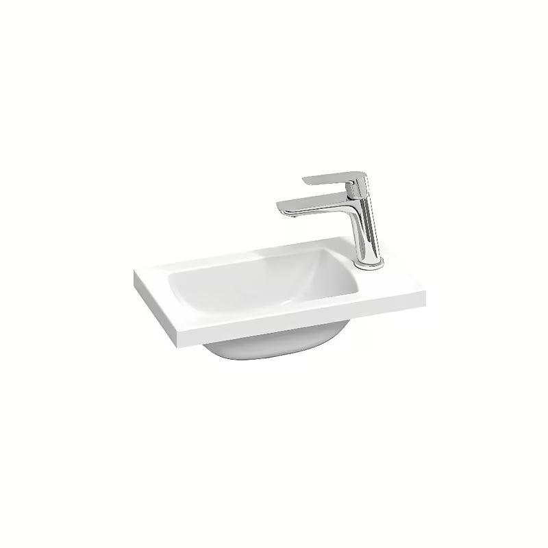 Bel umivalnik Ravak Classic II 40 x 22 cm brez preliva, obrnljiva leva ali desna izvedba